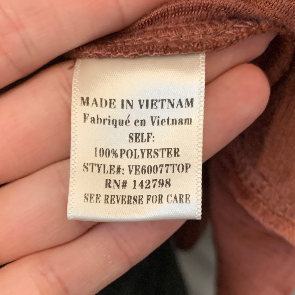 Rust Button-Up Shirt - Picture 4 of 4